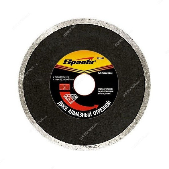 Sparta Solid Diamond Cutting Disc, 731415, Wet, 125MM