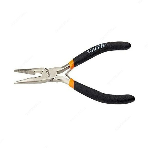 Sparta Mini Long Nose Plier, 17820, Carbon Steel, 130MM