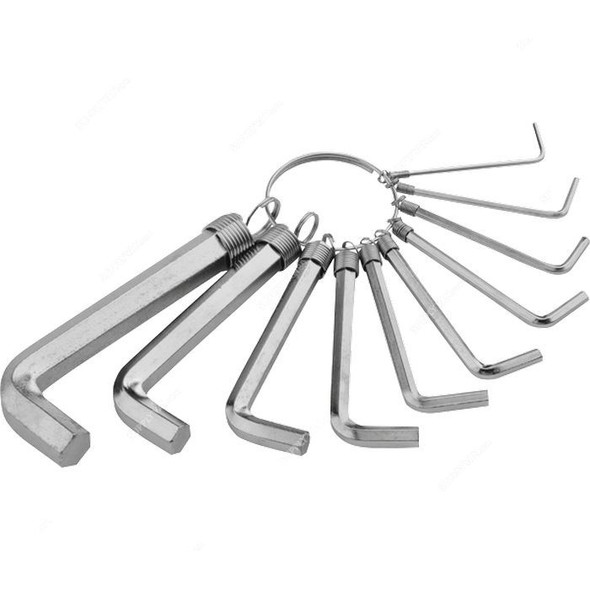 Sparta Allen Key Set, 112685, CrV Steel, 1.5-10MM, 10 Pcs/Set