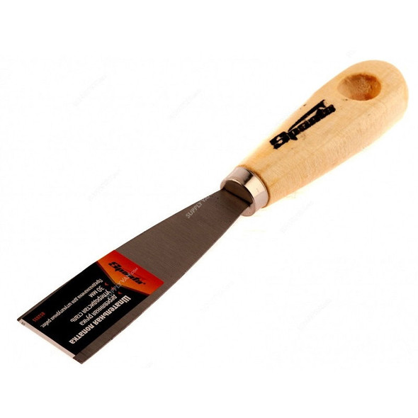 Sparta Putty Knife, 852035, Carbon Steel/Wood, 30MM