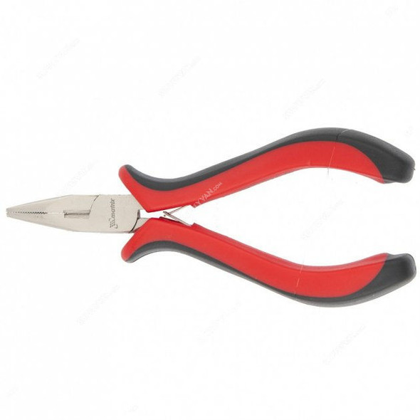 Mtx Mini Long Nose Plier With Two Component, 178109, CrV Steel,, 130MM
