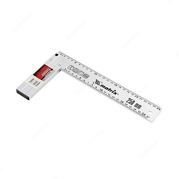 Mtx Square Ruler, 324729, Aluminium, 300MM