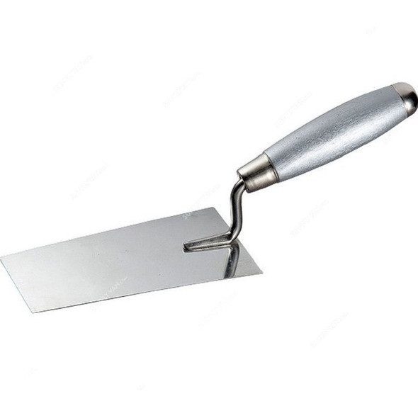 Mtx Sand Trowel With Wooden Handle, 863209, Stainless Steel, 160 x 84MM
