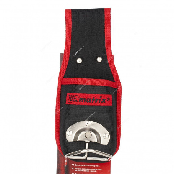 Mtx Articulated Hammer Tool Belt, 902449, Polyester, Black/Red