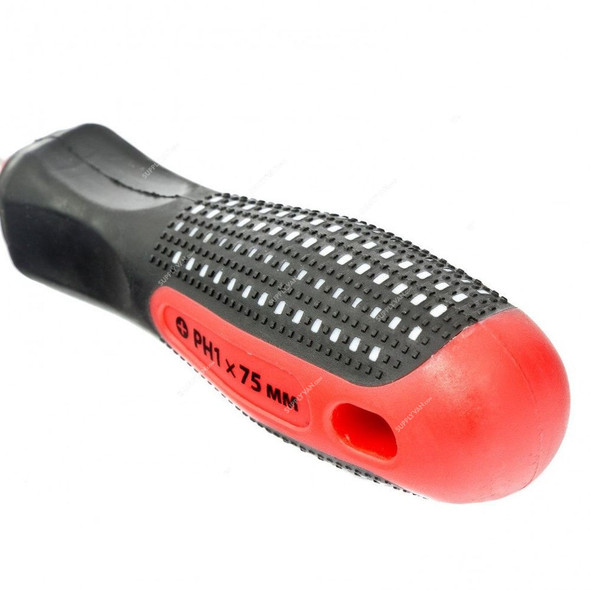 Mtx Fusion Phillips Screwdriver, 114409, PH1 Tip Size x 75MM Blade Length