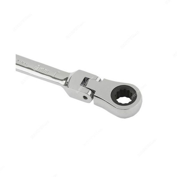 Mtx Combination Wrench With Hinged Reversible Ratchet, 148669, 12 Point, 14MM