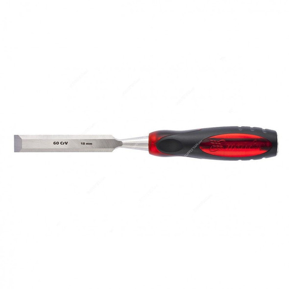 Mtx Tiger's Eye Chisel With Rubberized Plastic Handle, 245139, 18MM