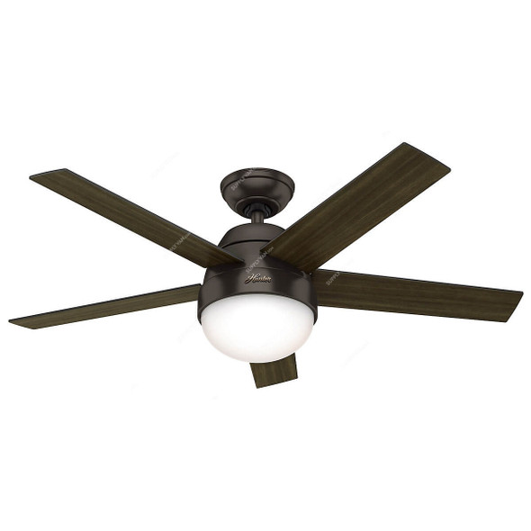 Hunter Ceiling Fan, HT-50641, Stile, 5 Blade, 46 Inch, Premier Bronze