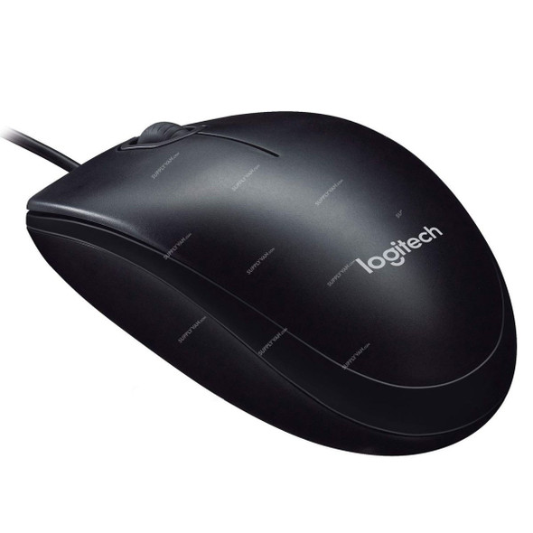 Logitech Wired Mouse, M90, USB, Black