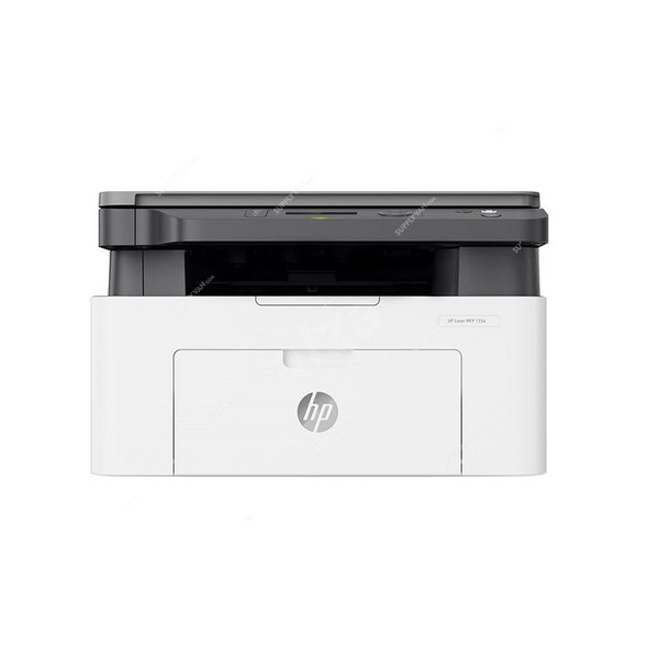 HP LaserJet Pro 3 in 1 Printer, M135A, 1200 x 1200DPI, White/Black