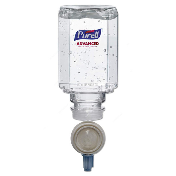 Purell Advanced Gel Hand Sanitizer, 1450-06, 450ML, Clear