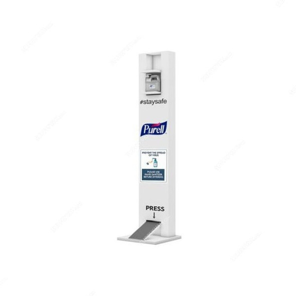 Purell Hand Sanitizer Foot Operated Stand, PFOS-01, White