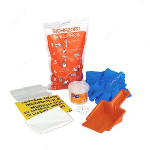 GV Health Biohazard Spill Kit, MJZ003, 12 Pcs/Kit