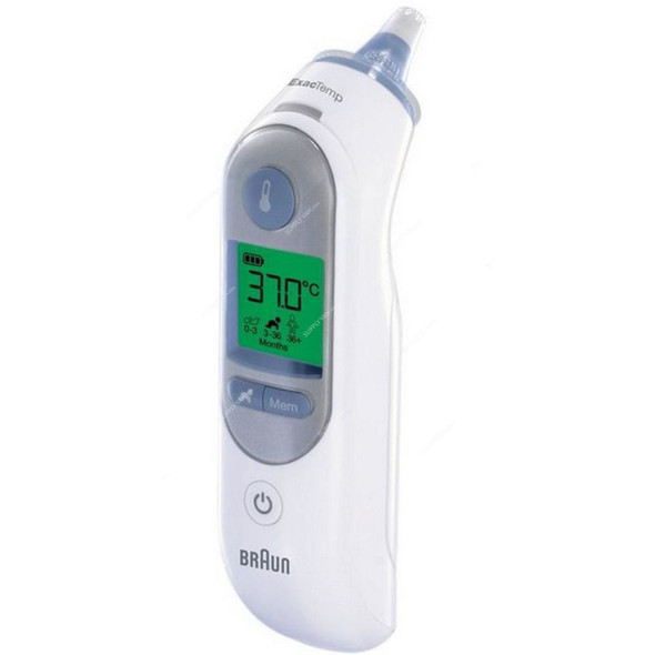 Braun ThermoScan 7 Ear Thermometer With Age Precision, IRT6520, White