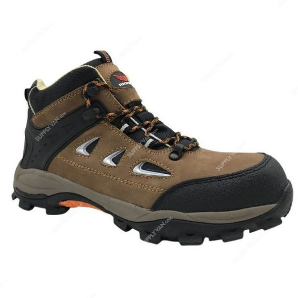 Rigman Hiker Work Shoes, SK526, ProSeries, Size41, Leather, Brown