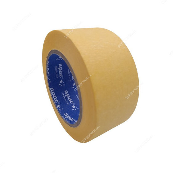 High Temperature Masking Tape, 2 Inch x 30 Yards, Natural, 10 Rolls/Pack