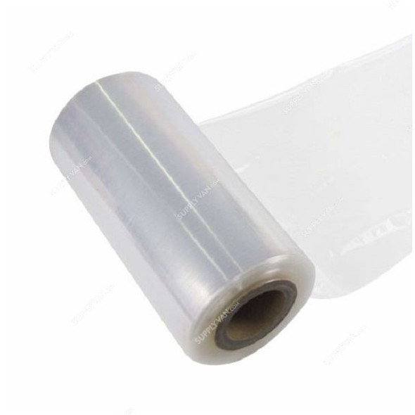 POF Shrink Film Wrap, 15 Micron x 16 Inch, Clear