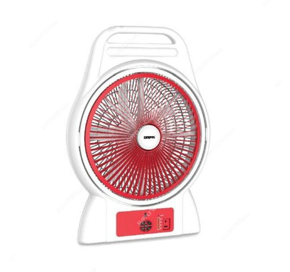 Geepas Rechargeable Fan, GF9500, 16 Inch, 30W