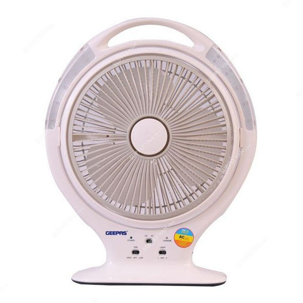 Geepas Rechargeable Fan, GF951, 19W