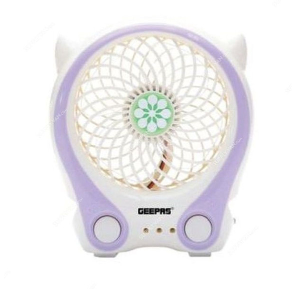Geepas Rechargeable Mini Fan, GF9629, 5V