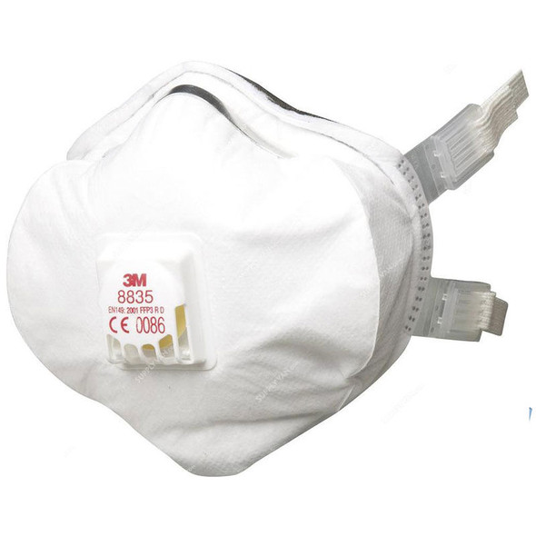 3M Disposable Respirator, 3M8835, FFP3, Grey