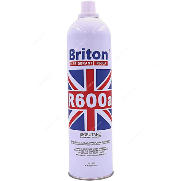 Briton Refrigerant Gas, BR-R600AS, 420GM