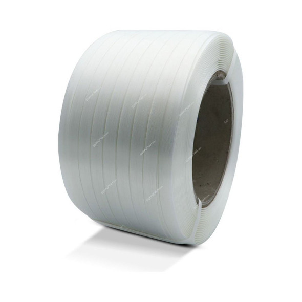 Composite Strap, Polypropylene, 32MM Width x 300 Mtrs Length, White, 2 Rolls/Pack Composite Strap, Polypropylene, 32MM Width x 300 Mtrs Length, White, 2 Rolls/Pack
