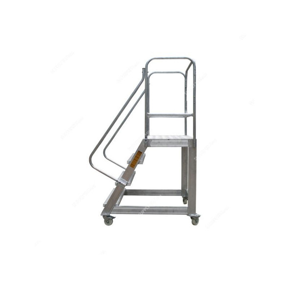 Penguin Mobile Work Platform Ladder, MWP5, Aluminium, 4+1 Steps, 200 Kg, 1250MM
