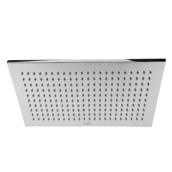 Bold Eco Rain Rectangular Shower Head With Sharp Nozzles, TECSHD1703702, 8MM Thk, 200MM Width x 400MM Length