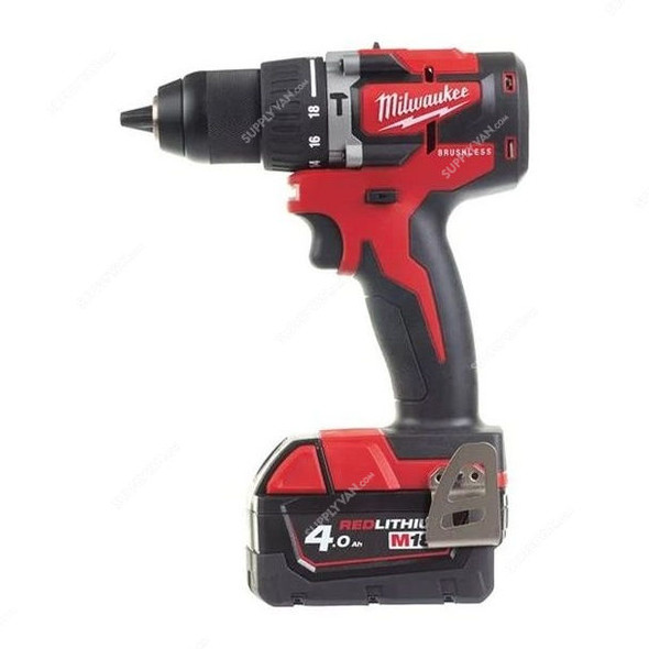 Milwaukee Compact Brushless Percussion Drill, M18-CBLPD-402C, 18V, 13MM, 27000 BPM