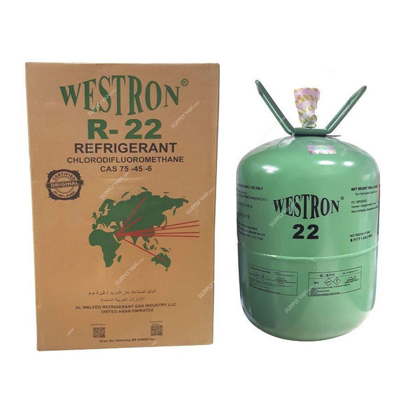 Westron Refrigerant Gas, R22, 13.6 Kg