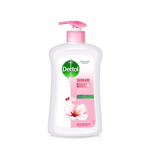 Dettol Anti-Bacterial Skincare Hand Wash, Rose and Sakura Blossom, 200ML, 3 Pcs/Pack