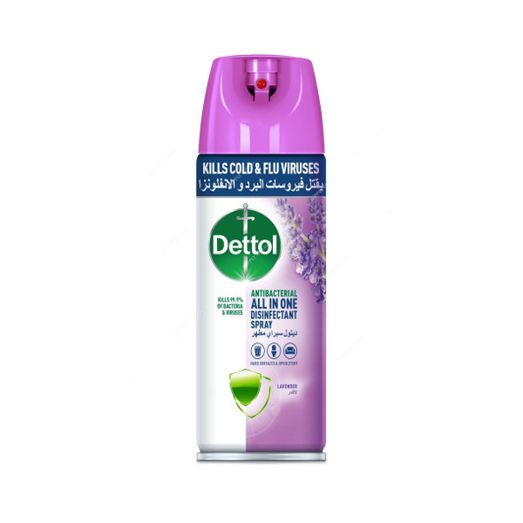 Dettol All in One Disinfectant Spray, Lavender, 450ML, 2 Pcs/Pack