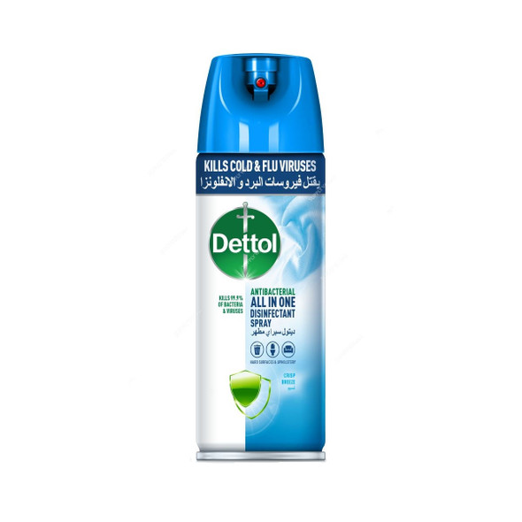 Dettol All in One Disinfectant Spray, Crisp Breeze, 450ML, 2 Pcs/Pack