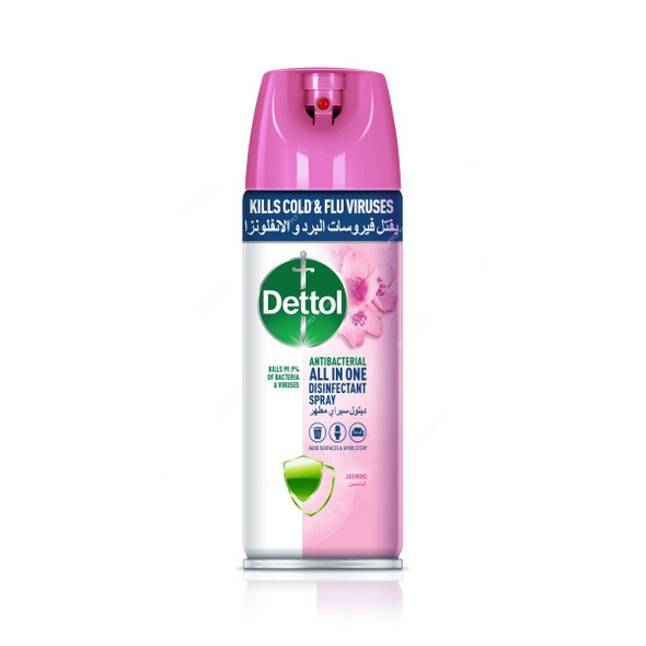 Dettol All in One Disinfectant Spray, Jasmine, 450ML, 2 Pcs/Pack