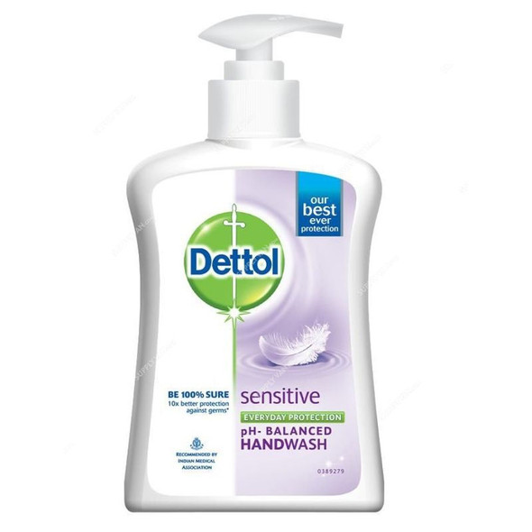 Dettol Sensitive Anti-Bacterial Hand Wash, Lavender and White Musk, 200ML, 3 Pcs/Pack