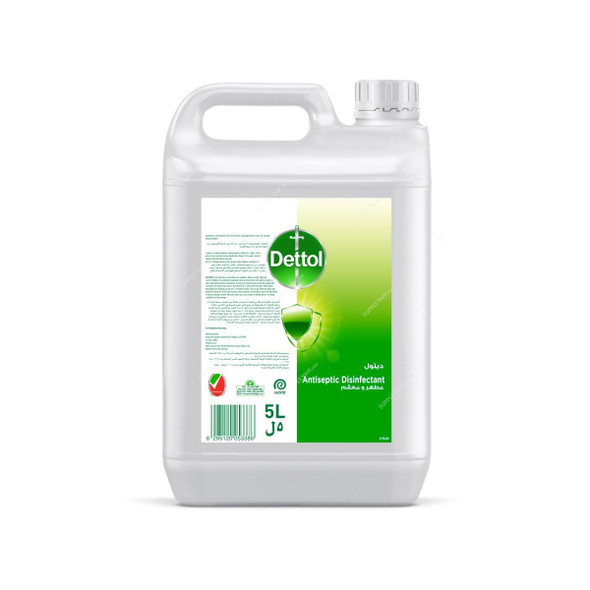 Dettol Antiseptic Liquid Disinfectant, Pine, 5 Ltrs