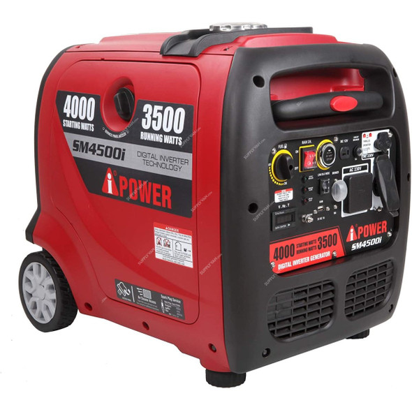 AiPower Gasoline Digital Inverter Generator, SM4500i, 4000W, 10 Ltrs, 223CC