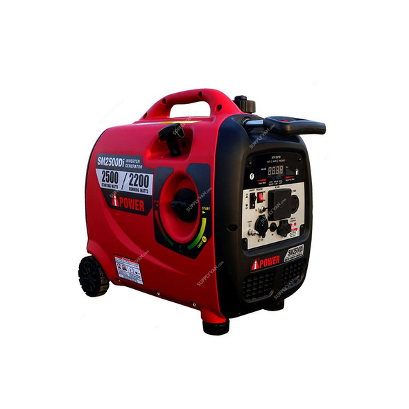 AiPower Intelligent Silent Inverter Generator, SM2500Di, 2500W, 4 HP, 4.2 Ltrs, 98CC