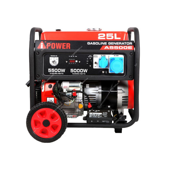AiPower Gasoline Generator, A5500E, 5500W, 25 Ltrs, 322CC