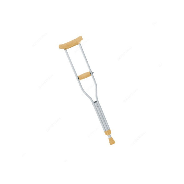 3W Crutch, 3W-925L, Aluminium, 134 x 155CM, L, Silver/Yellow