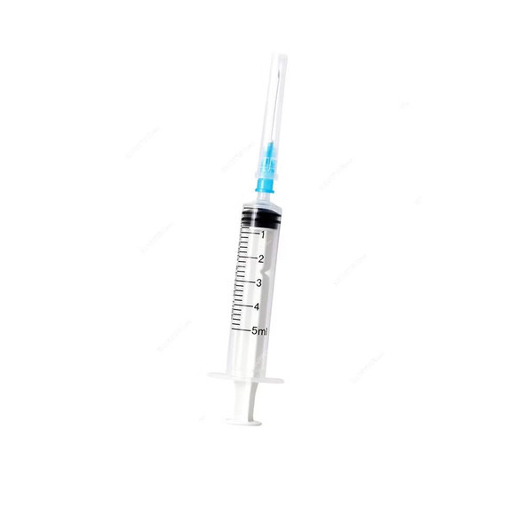3W Disposable Syringe W/O Needle, NO-83, 5CC Capacity, 100 Pcs/Box