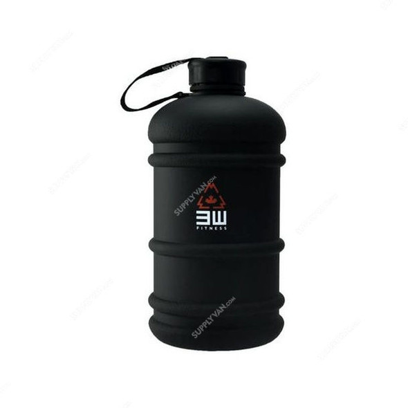 3W Hydrator Bottle, 3WF-8004B, Plastic, 2.2 Ltrs, Matt Black