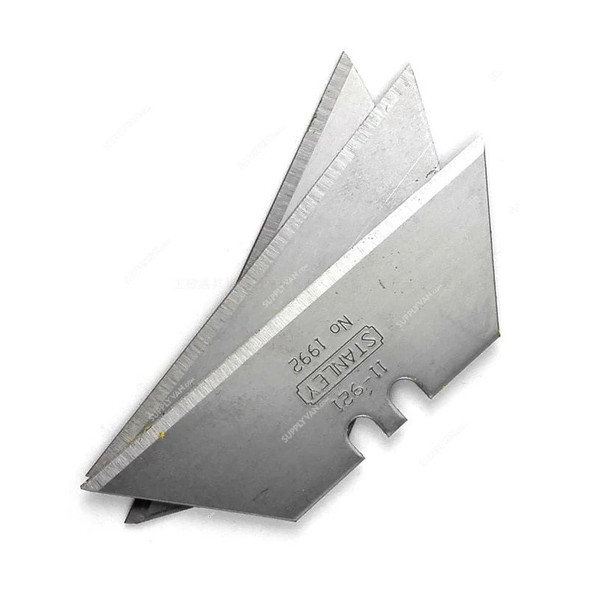 Stanley Heavy Duty Utility Knife Blade, 11-921, Steel, 100 Pcs/Pack