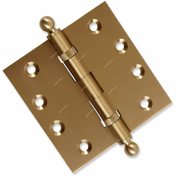 Dorfit Door Hinges, Brass, 4 Inch