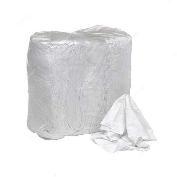 Cotton Rags, 6 Kg, White