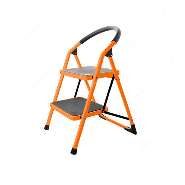 Wokin Step Ladder, SHGT-W-682002, Steel, 2 Step, 150 Kg Weight Capacity
