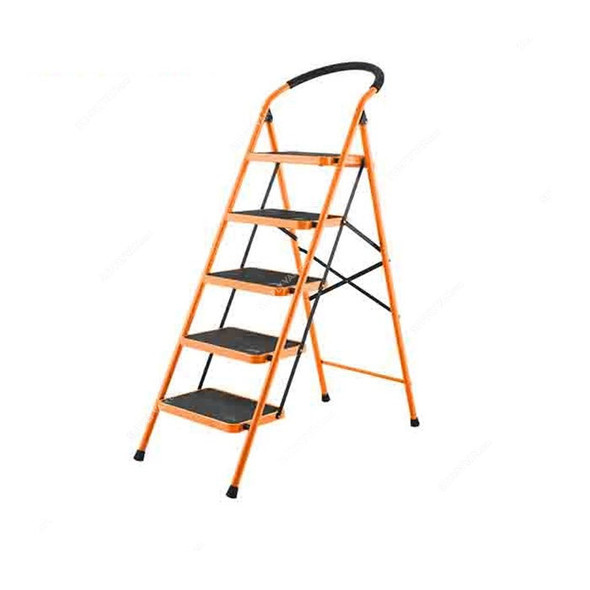 Wokin Step Ladder, SHGT-W-682005, Steel, 5 Step, 150 Kg Weight Capacity