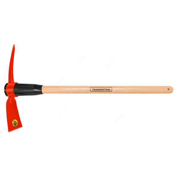 Tramontina Pick Mattock With 90CM Wood Handle, 77303553, 2.26 Kg Blade Weight