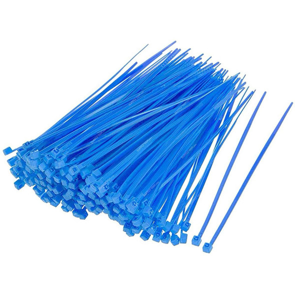 Speedwell Cable Tie, BNT3620, Nylon, 3.6MM Thk x 200MM Length, Blue, 100 Pcs/Pack